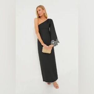 Chic One-Shoulder Black Dress